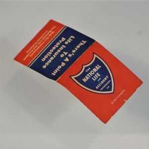 Vintage National Life & Accident Ins Advertising Sharps Sewing Needles Japan